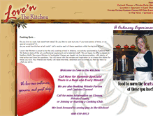 Tablet Screenshot of loventhekitchen.com